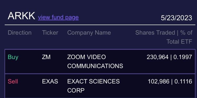 Cathie Wood’s Ark Investments Buys the Dip: $ZM Zoom Edition