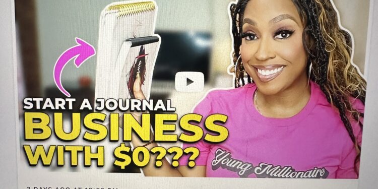 Must Watch: YouTuber Krystal Lee Teaches You Step By Step How to Start a 6 Figure Journaling Business For $0
