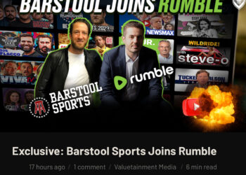 Dave Portnoy of Barstool and Rumble ($RUM) Coming for YouTube’s Crown?