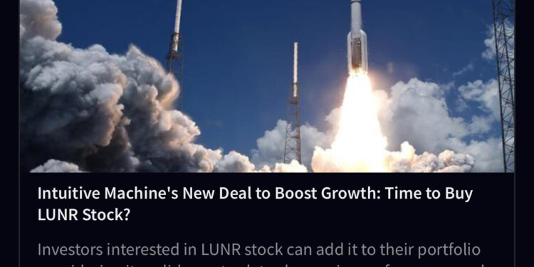 Intuitive Machine’s New Deal to Boost Growth: Time to Buy LUNR Stock?